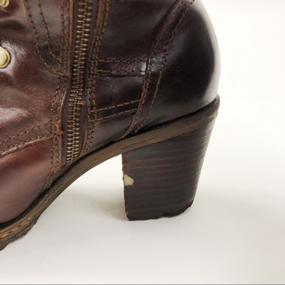 BORN Wide Calf Lace Up Riding Boots - Picture 7 of 8